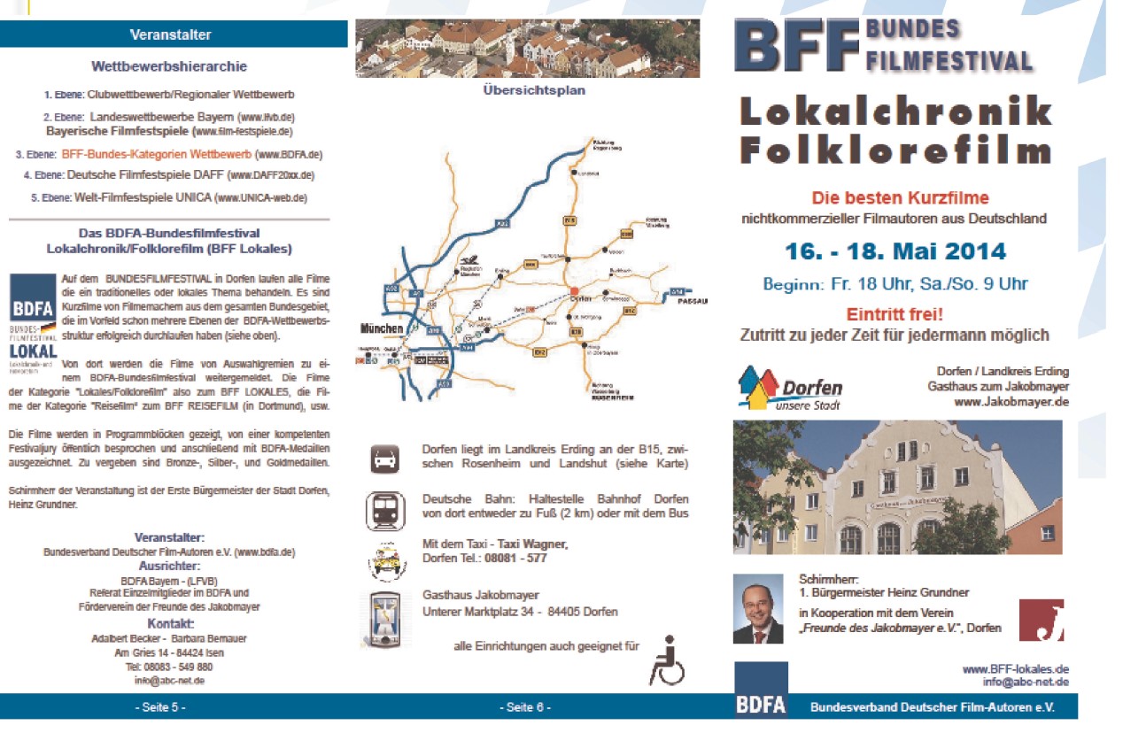 2014-BFF-Flyer © 2014 Adalbert Becker